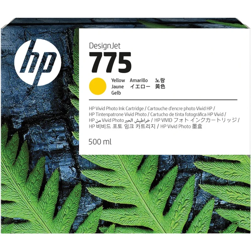 Cartouche d'encre à jet d'encre d'origine HP 775 - Pack jaune 1XB19A