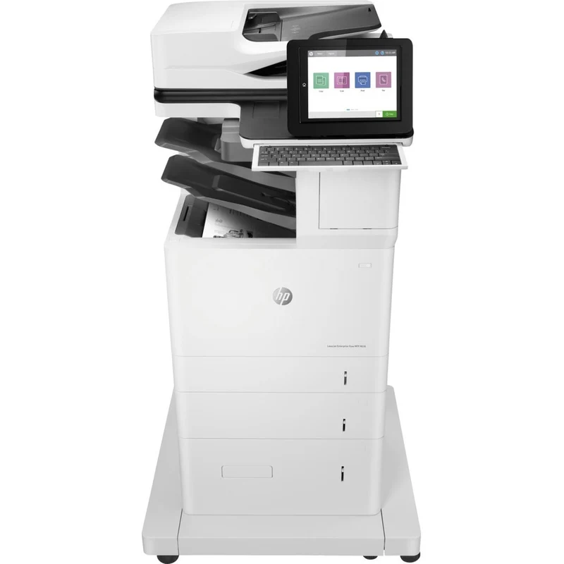 Imprimante multifonction laser HP LaserJet Enterprise M636z - Monochrome - Copieur/Télécopieur/Scanner - Impression monochrome 75 ppm - Impression 1200 x 1200 ppp - Impression recto verso automatique - 300000 3200 pages - 600 feuilles - Entrée 7 ppp - Numérisation optique - LAN sans fil - Mopria - Wi-Fi Direct 01PTXNUMXA#BGJ