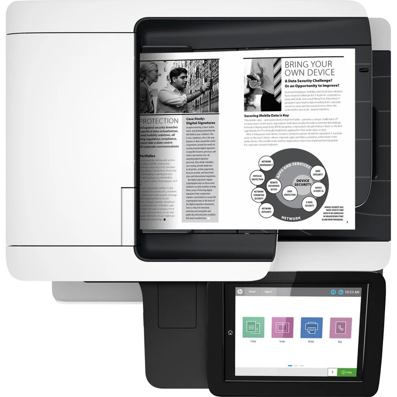 Imprimante multifonction laser filaire et sans fil HP LaserJet M528z - Monochrome 1PV67A#BGJ