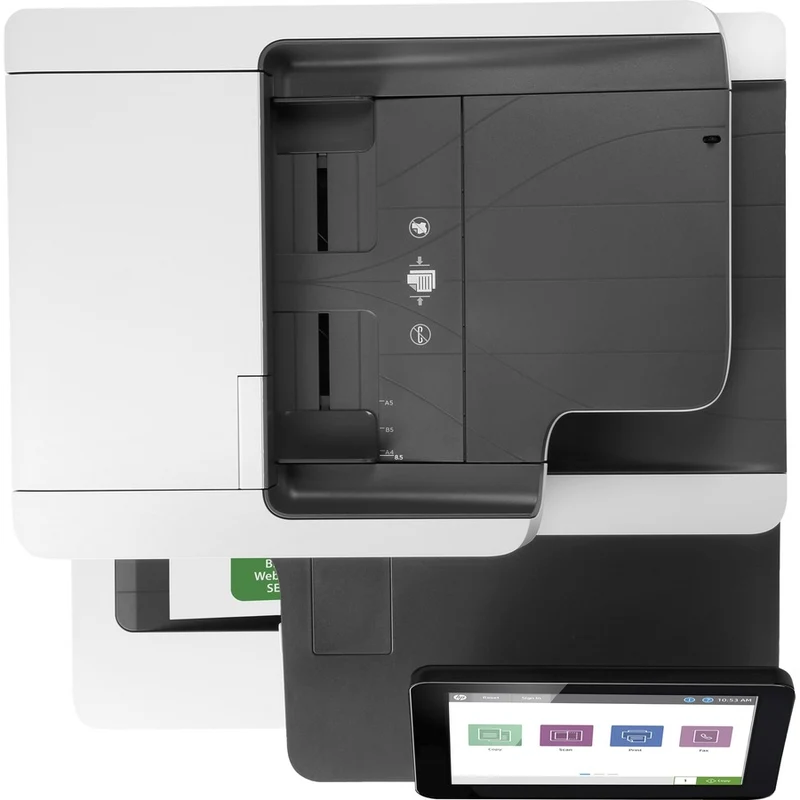 Imprimante multifonction laser HP LaserJet M578c - Copieur couleur/Fax/Scanner - Impression monochrome/couleur 40 ppm - Impression 1200 1200 x 80000 650 - Impression recto verso automatique - 600 7 pages par mois - 87 feuilles d'entrée - Scanner couleur - XNUMX numérisation optique - Fax monochrome - Gigabit Ethernet XNUMXZUXNUMXA #BGJ