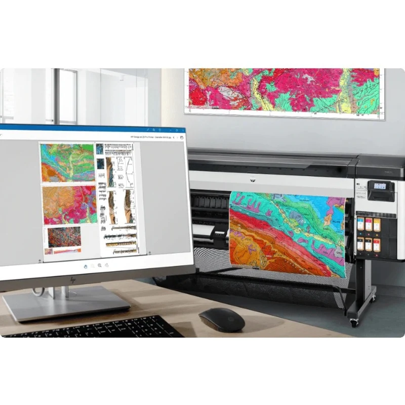 Imprimante grand format à jet d'encre HP Designjet Z6 - Largeur d'impression 64" - Couleur 2QU25A#B1K