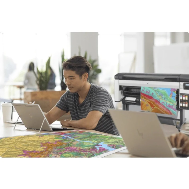 Imprimante grand format à jet d'encre HP Designjet Z6 - Largeur d'impression 64" - Couleur 2QU25A#B1K