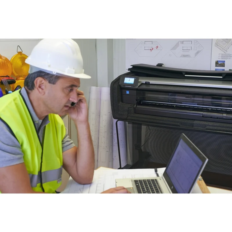 Imprimante grand format à jet d'encre HP Designjet T830 - Largeur d'impression 24" - Couleur F9A28D#B1K
