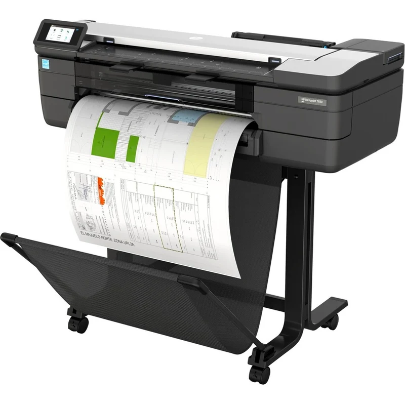 Imprimante grand format à jet d'encre HP Designjet T830 - Largeur d'impression 24" - Couleur F9A28D#B1K