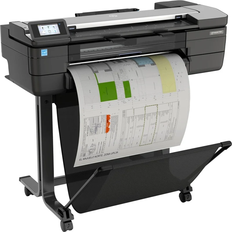 Imprimante grand format à jet d'encre HP Designjet T830 - Largeur d'impression 24" - Couleur F9A28D#B1K