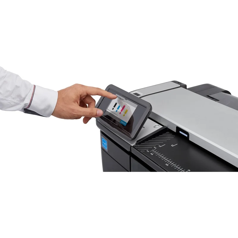 Imprimante grand format à jet d'encre HP Designjet T830 - Largeur d'impression 36" - Couleur F9A30D#B1K