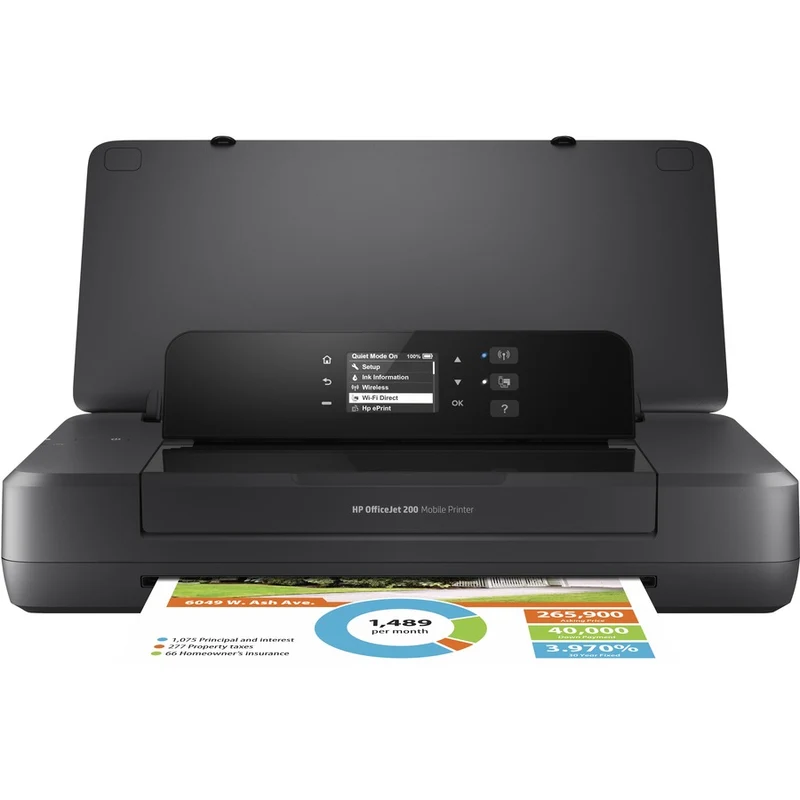 Imprimante à jet d'encre portable HP Officejet 200 - Couleur CZ993A#B1H