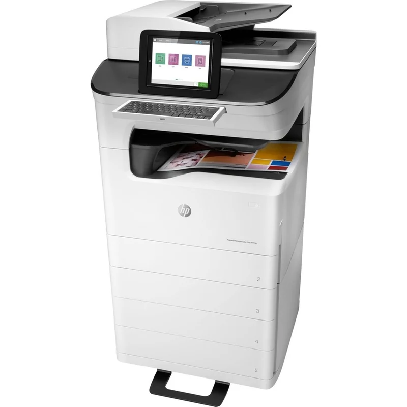 Imprimante multifonction HP PageWide Enterprise 785z+ Page Wide Array - Copieur couleur/Fax/Scanner - Impression couleur 75 ppm mono/75 ppm - Impression 2400 x 1200 dpi - Impression recto verso automatique - 125000 650 pages - Entrée 600 feuilles - Numérisation optique 5 dpi - Fax couleur - Réseau local sans fil Z75G1A#BXNUMXH