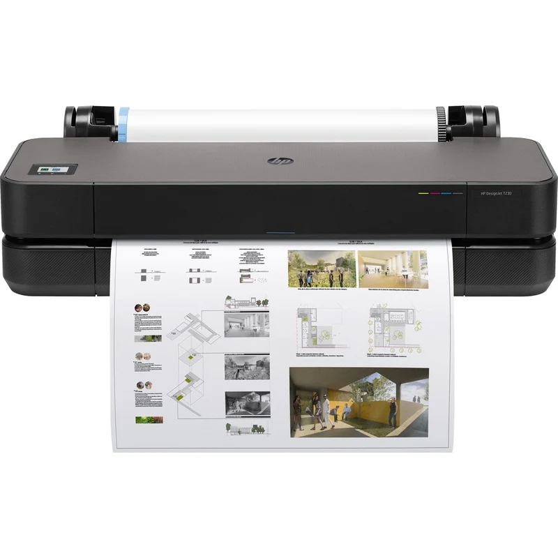 Imprimante grand format à jet d'encre HP Designjet T230 A1 - Largeur d'impression 24" - Couleur 5HB07H#B1K