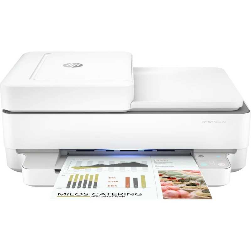 Imprimante multifonction jet d'encre HP Envy 6400 6455e - Couleur - Copieur / Télécopieur mobile / Scanner - 4800 x 1200 ppp Impression - Impression recto verso automatique - 1000 pages - 225 feuilles Entrée - Scanner à plat couleur - 1200 ppp Numérisation optique - Télécopieur couleur - LAN sans fil - Application HP Smart - Mopria 223R1A#B1H