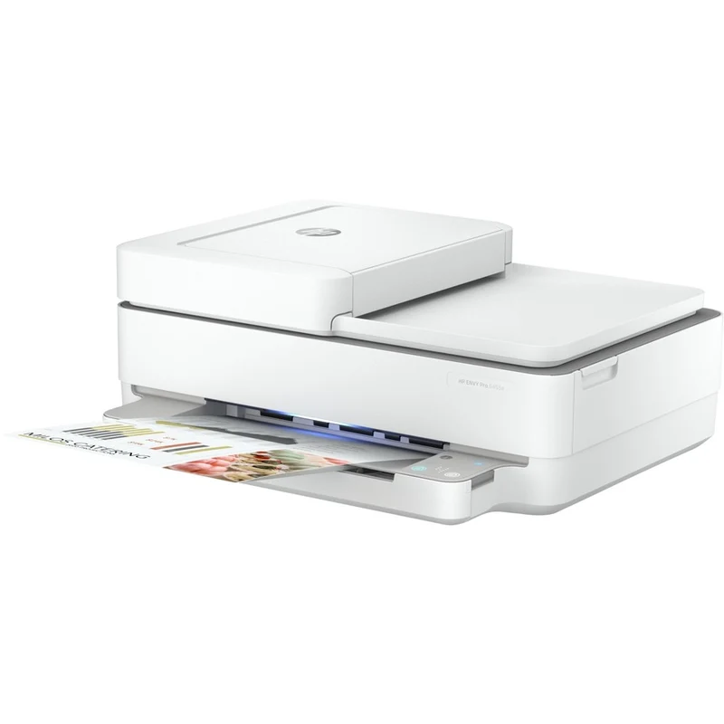 Imprimante multifonction jet d'encre HP Envy 6400 6455e - Couleur - Copieur / Télécopieur mobile / Scanner - 4800 x 1200 ppp Impression - Impression recto verso automatique - 1000 pages - 225 feuilles Entrée - Scanner à plat couleur - 1200 ppp Numérisation optique - Télécopieur couleur - LAN sans fil - Application HP Smart - Mopria 223R1A#B1H