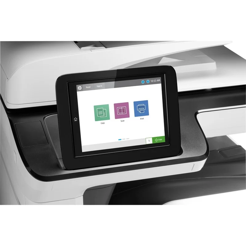 Imprimante multifonction HP 779 779dn Page Wide Array - Copieur/Scanner couleur - Impression monochrome/couleur 65 ppm - Impression 2400 x 1200 - Impression recto verso automatique - 100000 650 pages par mois - 600 feuilles d'entrée - Scanner couleur - 4 numérisation optique - Gigabit Ethernet 45PZ1A#BXNUMXH