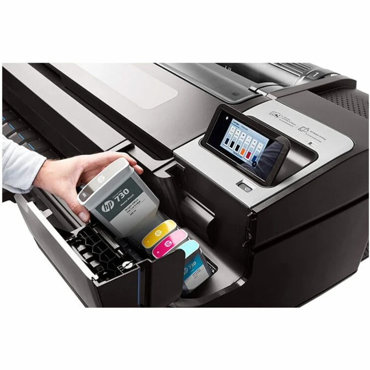 Imprimante grand format à jet d'encre PostScript HP Designjet T1700 - Largeur d'impression 44" - Couleur 1VD87A#B1K