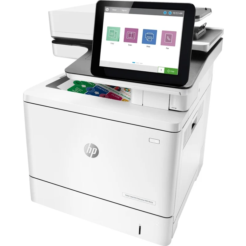 Imprimante multifonction laser HP LaserJet M578 M578f - Copieur couleur/Fax/Scanner - Impression monochrome/couleur 40 ppm - Impression 1200 1200 x 80000 650 - Impression recto verso automatique - 600 7 pages par mois - 86 feuilles d'entrée - Scanner couleur - XNUMX numérisation optique - Fax couleur - Gigabit Ethernet XNUMXZUXNUMXA#BGJ