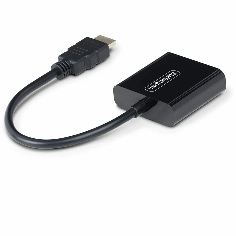 Adaptateur HDMI vers VGA StarTech.com, convertisseur vidéo actif pour ordinateur portable/de bureau, 1920 x 1080 (1080p), source HDMI vers moniteur/écran VGA HD2VGAE3