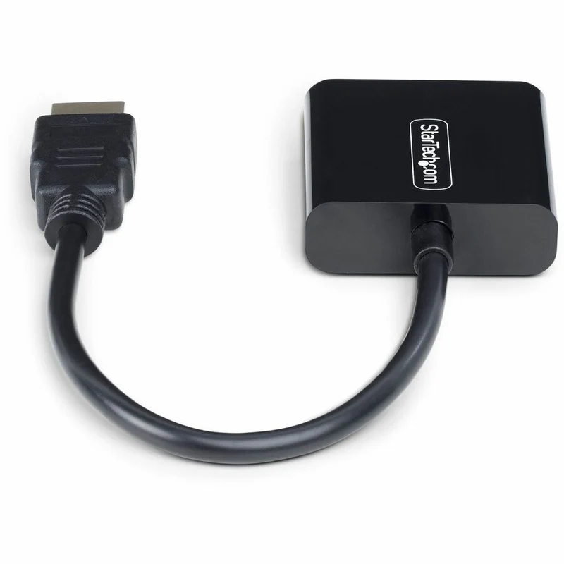 Adaptateur HDMI vers VGA StarTech.com, convertisseur vidéo actif pour ordinateur portable/de bureau, 1920 x 1080 (1080p), source HDMI vers moniteur/écran VGA HD2VGAE3