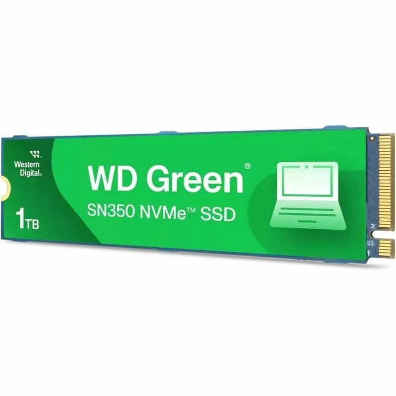 Disque SSD WD Green SN350 WDS100T2G0C-00CDH0 1 To - M.2 2280 interne - PCI Express NVMe (PCI Express NVMe 3.0 x4) WDS100T2G0C-00CDH0