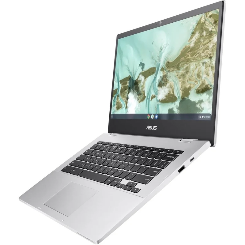 Asus Chromebook CX1 CX1400 CX1400CNA-WS01-CB Chromebook 14" - Intel Celeron N3350 - 4 Go - 32 Go de mémoire flash - Argent transparent CX1400CNA-WS01-CB