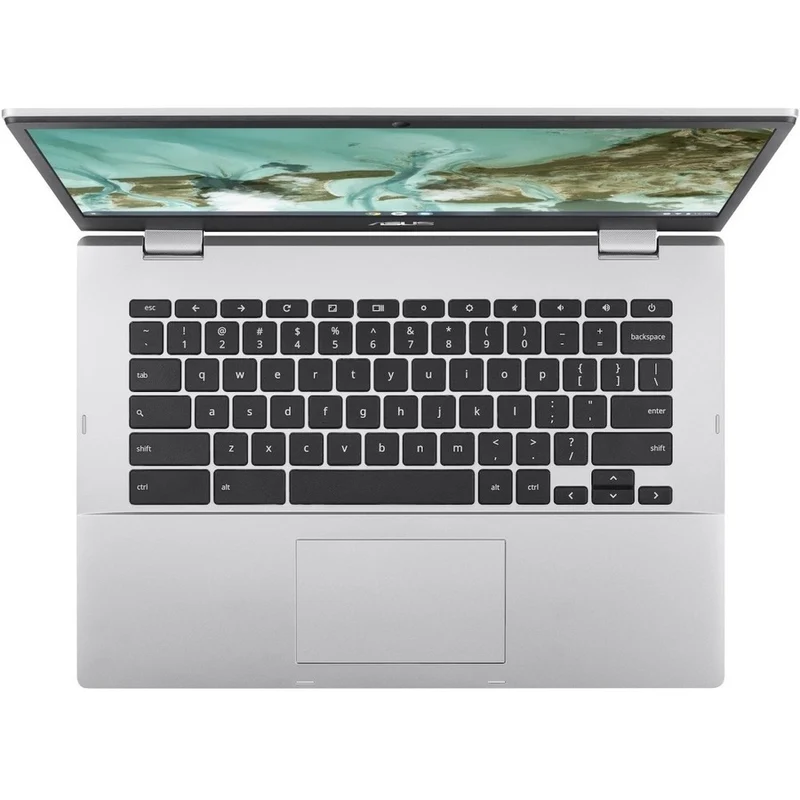 Asus Chromebook CX1 CX1400 CX1400CNA-WS01-CB Chromebook 14" - Intel Celeron N3350 - 4 Go - 32 Go de mémoire flash - Argent transparent CX1400CNA-WS01-CB