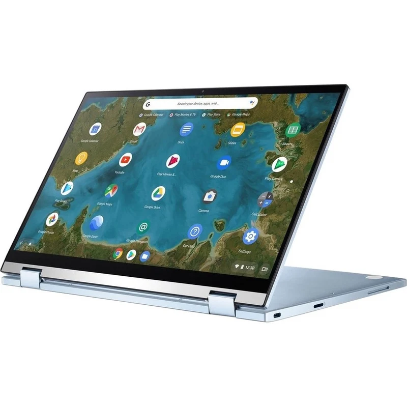 Asus Chromebook Flip C433 C433TA-WB31T-CB Chromebook convertible tactile 14" - Full HD - Intel Core M 8e génération m3-8100Y - 4 Go - 128 Go de mémoire flash - Argent C433TA-WB31T-CB