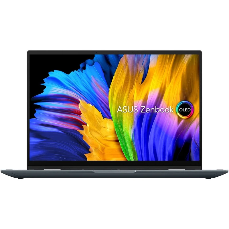 Asus Zenbook 14 Flip OLED UP5401 UP5401EA-DS59T-CA Ordinateur portable 14 en 2 convertible 1 pouces avec écran tactile 2.8K, Intel Core i5 11e génération i5-1135G7, 16 Go, SSD 512 Go, clavier anglais, gris pin UP5401EA-DS59T-CA