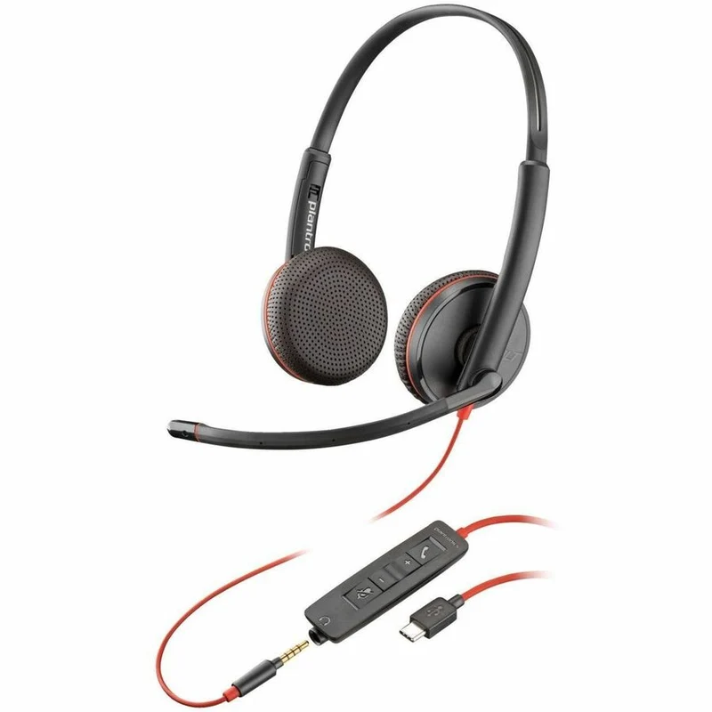 Casque stéréo USB-C Poly Blackwire C3225 TAA (en vrac) 8M3X7A6#ABA