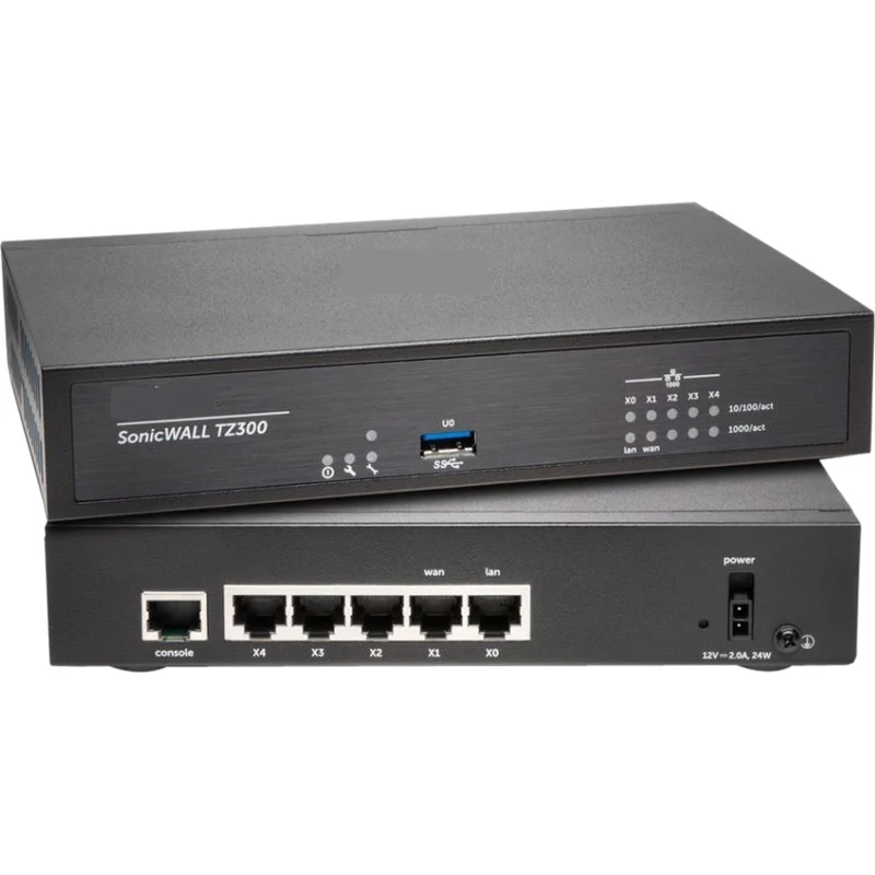 Appareil de sécurité réseau/pare-feu SonicWall TZ300 01-SSC-0580