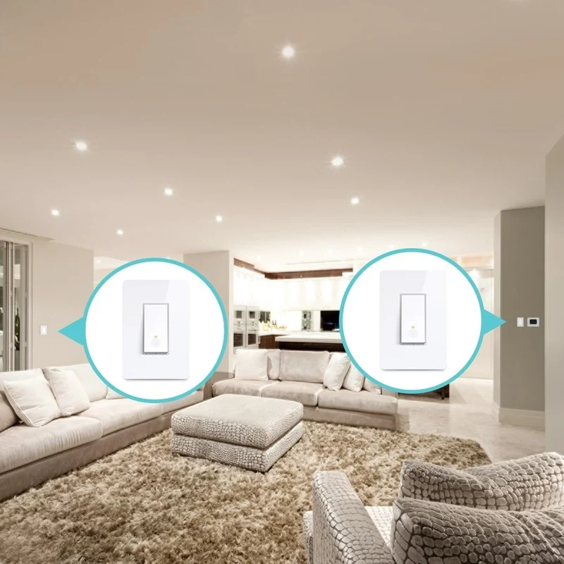 Interrupteur intelligent Wi-Fi Kasa, kit 3 voies HS210 KIT