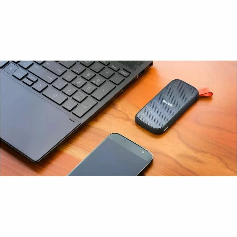 Disque SSD portable SanDisk SDSSDE30-2T00-G26 2 To - Externe - Noir