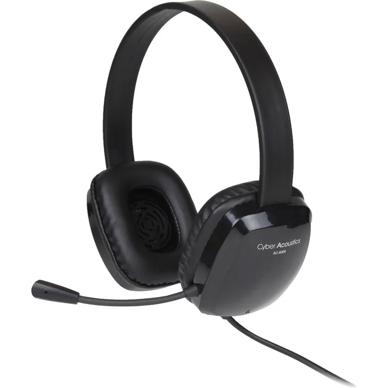 Casque stéréo Cyber ​​Acoustics avec prise unique AC-6008