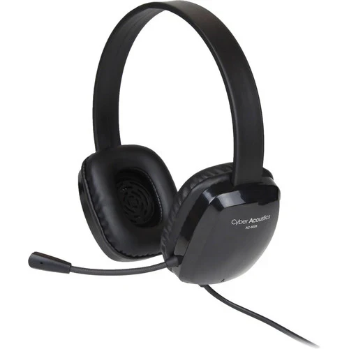 Casque stéréo Cyber ​​Acoustics avec prise unique AC-6008