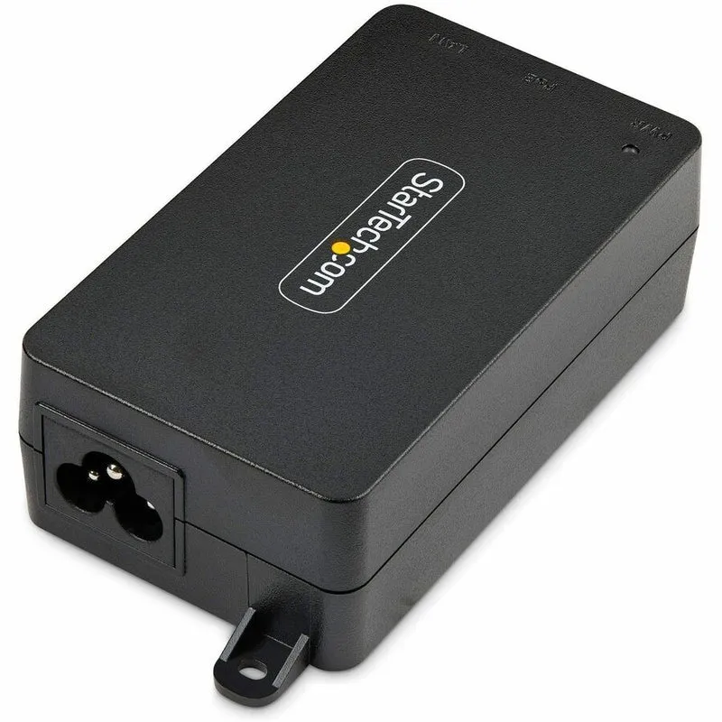 StarTech.com Injecteur PoE++ Gigabit 1 Gbit/s à 10 port, 60 W, Ethernet 2.5/5/10G/10/100/1000M, PoE++ (802.3af/at/bt), montage mural, non géré AF31XC-POE-INJECTOR