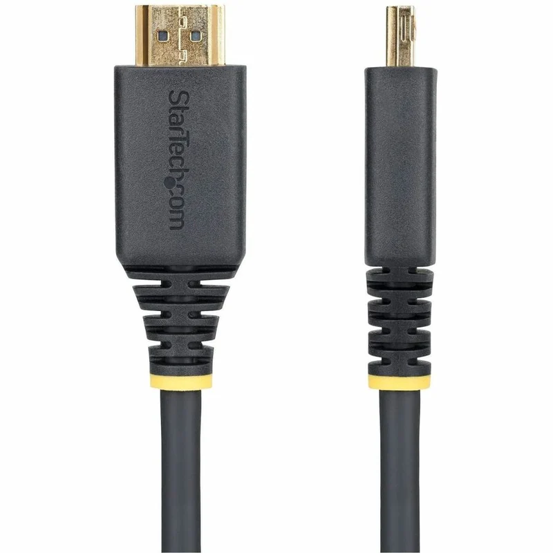Câble HDMI haute vitesse StarTech.com de 6 m (1.8 pi) avec connecteurs Gripping, 4K 60 Hz/1440p 144 Hz, 18 Gbit/s, câble HDMI 2.0 UHD, gaine TPE HDMI2-CABLE-GRIP-6F