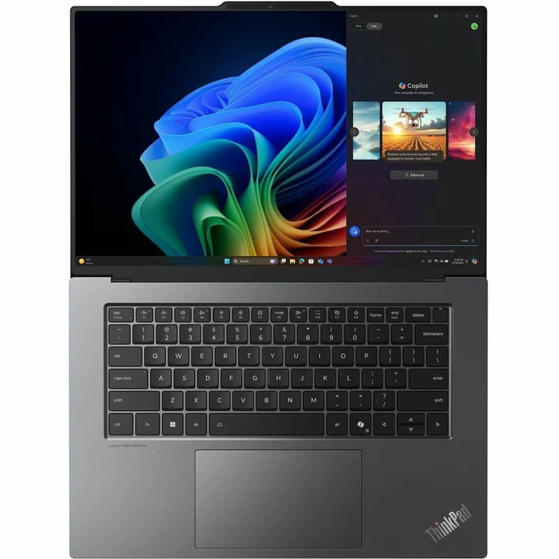 Ordinateur portable Lenovo ThinkPad X9-15 Gen 1 (21Q60026US) 15.3" Copilot+ - 2.8K - Intel Core Ultra 5 226V - Plateforme Intel Evo - 16 Go - SSD 512 Go - Clavier anglais - Noir, Gris arctique (21Q60026US)