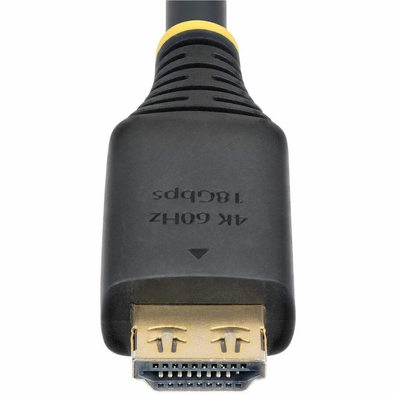 Câble HDMI haute vitesse StarTech.com de 15 m (4.5 pi) avec connecteurs Gripping, 4K 60 Hz/1440p 144 Hz, 18 Gbit/s, câble HDMI 2.0 UHD, gaine TPE HDMI2-CABLE-GRIP-15F