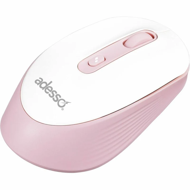 Souris sans fil Adesso iMouse A30P avec bouton de raccourci AI CoPilot (rose) IMOUSE-A30P