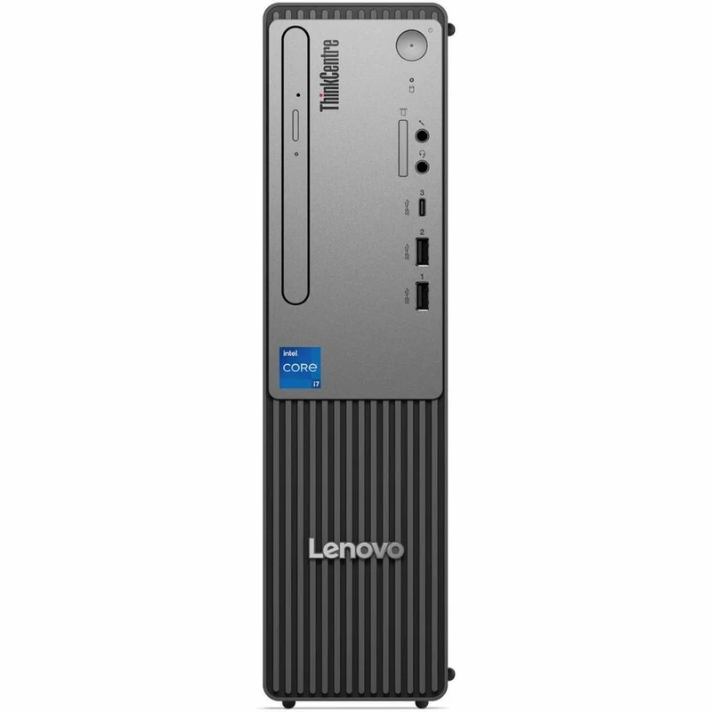 Ordinateur de bureau Lenovo ThinkCentre Neo 50s Gen 5 12XF000VCA - Intel Core i5 14e génération i5-14400 - 16 Go - SSD 256 Go - Compact - Gris, Noir 12XF000VCA