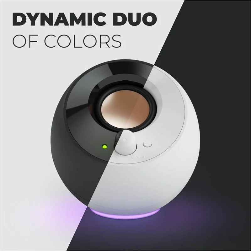 Système d'enceintes Creative Pebble SE 2.0 - 4.4 W RMS - Noir 51MF1725AA000