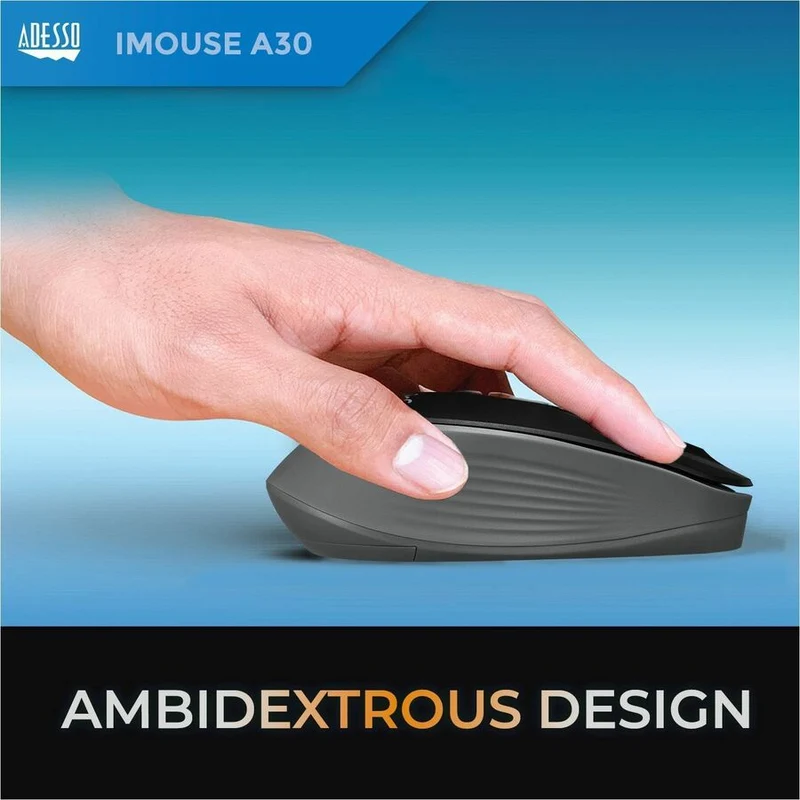 Souris sans fil Adesso iMouse A30B avec bouton de raccourci AI CoPilot IMOUSE-A30B
