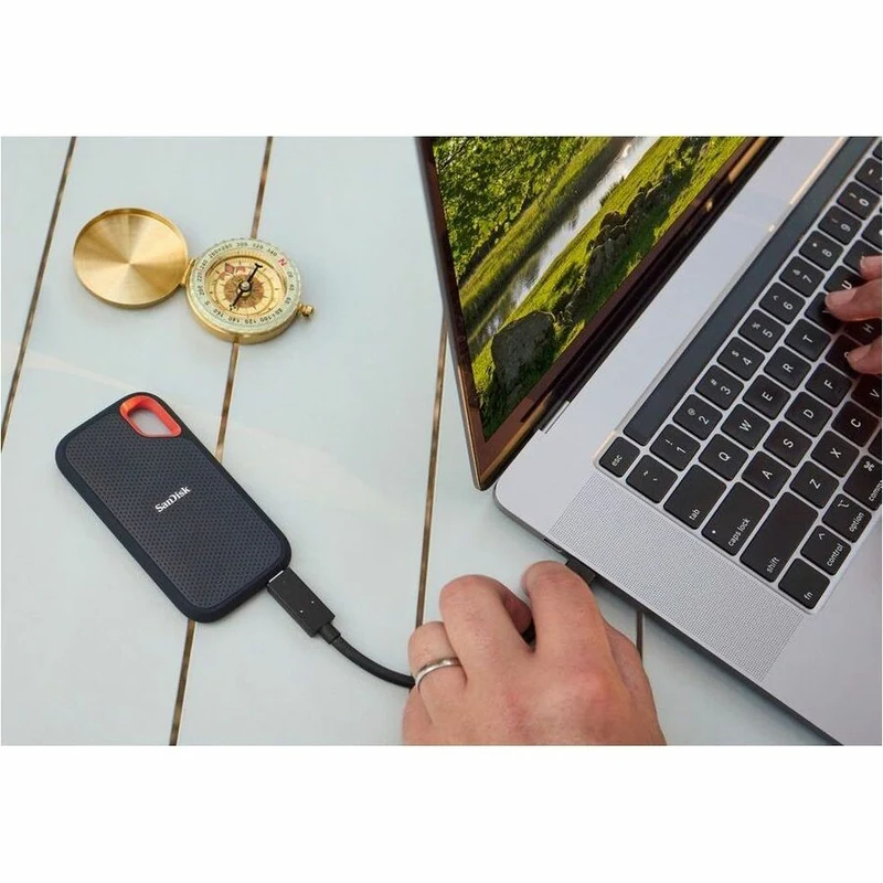 Disque SSD portable SanDisk Extreme SDSSDE61-8T00-G25 8 To - Externe - Noir SDSSDE618T00G25