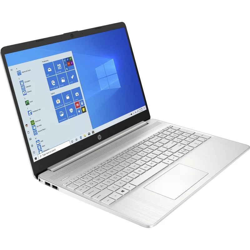 Ordinateur portable HP 15.6" - Full HD - 1920 x 1080 - Intel Pentium N6000 Quad-core (4 cœurs) - 8 Go de RAM totale - 256 Go SSD - Argent naturel 2L7N7UA#ABL