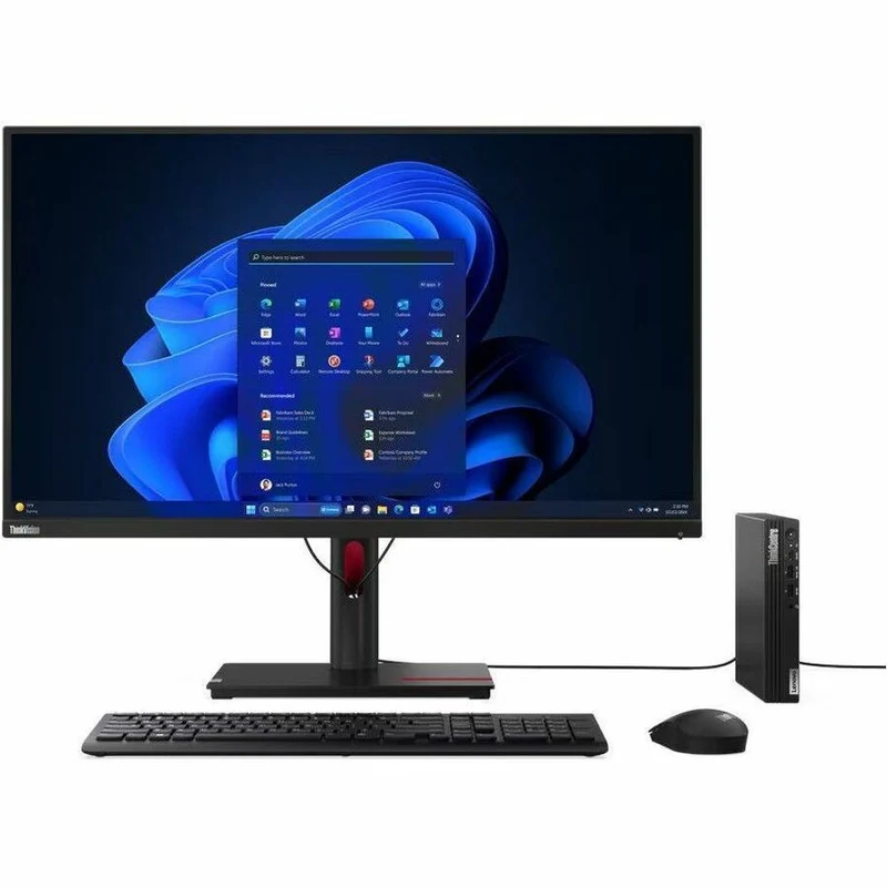 Ordinateur de bureau Lenovo ThinkCentre M75q Gen 5 12RQ000KCA - AMD Ryzen 5 PRO 8500GE - 16 Go - SSD 512 Go - Minuscule - Noir 12RQ000KCA