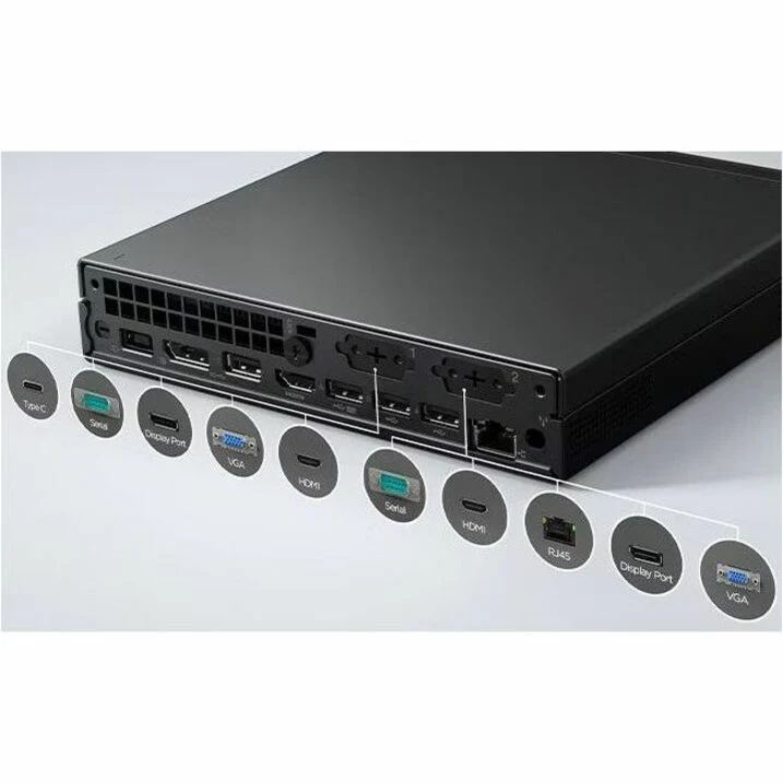 Ordinateur de bureau Lenovo ThinkCentre M75q Gen 5 12RQ000KCA - AMD Ryzen 5 PRO 8500GE - 16 Go - SSD 512 Go - Minuscule - Noir 12RQ000KCA
