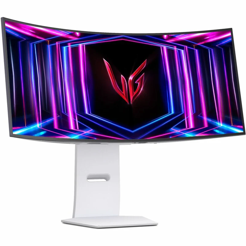 Moniteur de jeu OLED incurvé UWQHD de 34 pouces LG UltraGear 95GS34QE-W - 21:9 - Blanc 34GS95QE-W