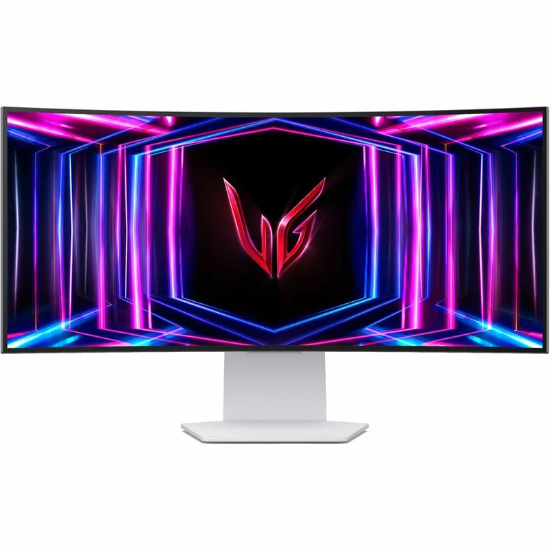 Moniteur de jeu OLED incurvé UWQHD de 34 pouces LG UltraGear 95GS34QE-W - 21:9 - Blanc 34GS95QE-W