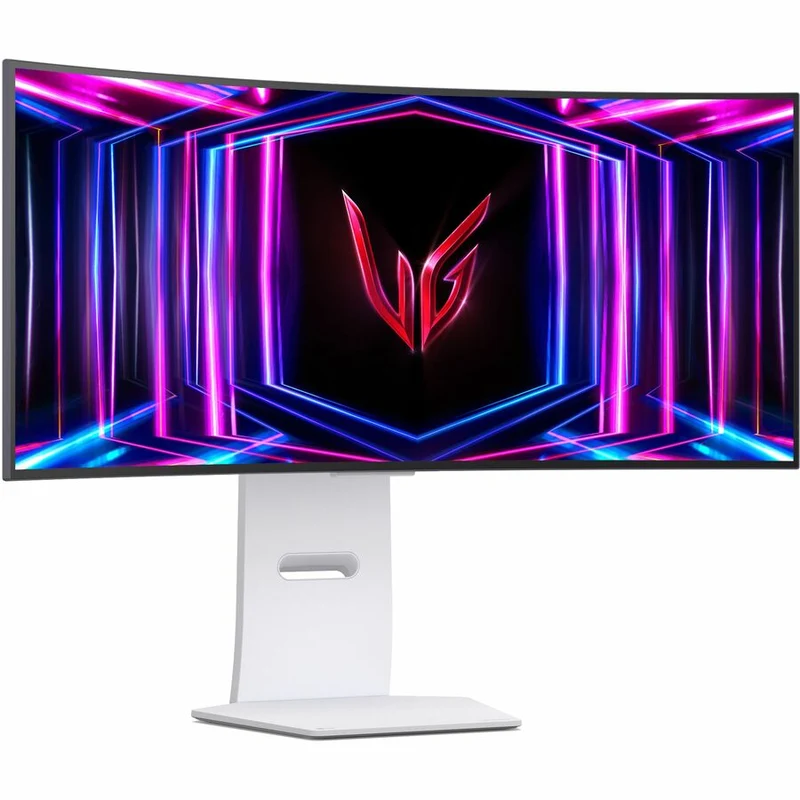 Moniteur de jeu OLED incurvé UWQHD de 34 pouces LG UltraGear 95GS34QE-W - 21:9 - Blanc 34GS95QE-W
