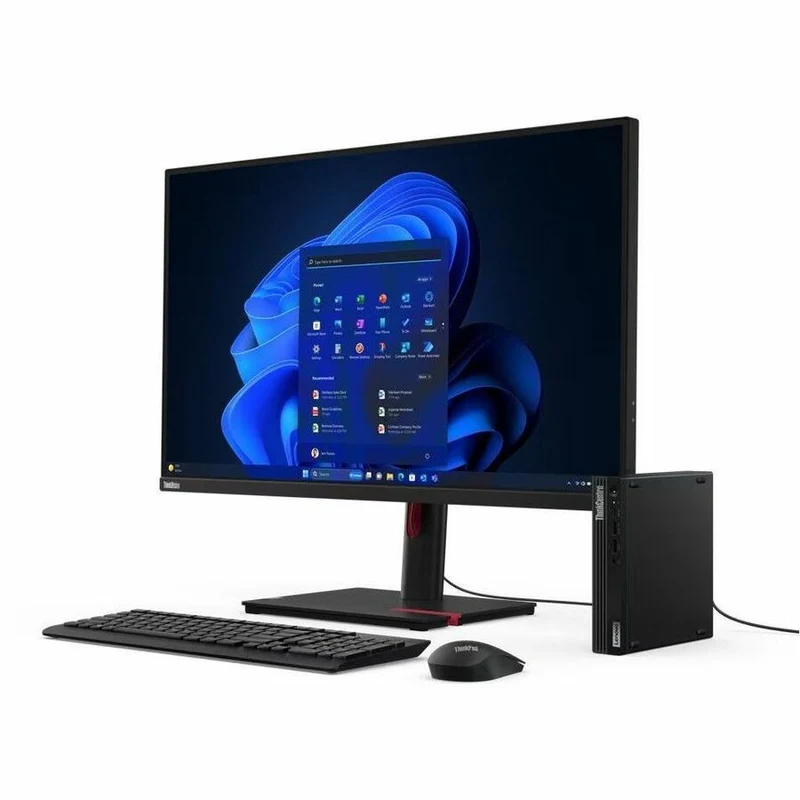 Ordinateur de bureau Lenovo ThinkCentre M70q Gen 5 12TD001RCA - Intel Core i5 14e génération i5-14400T - 16 Go - SSD 512 Go - Minuscule - Noir 12TD001RCA