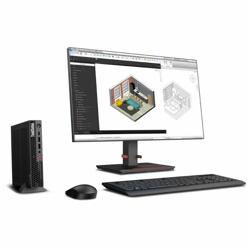Station de travail Lenovo ThinkStation P3 30H0006TCA - 1 x Intel Core i9 14e génération i9-14900 - Technologie vPro - 32 Go - SSD 1 To - Tiny - Noir 30H0006TCA