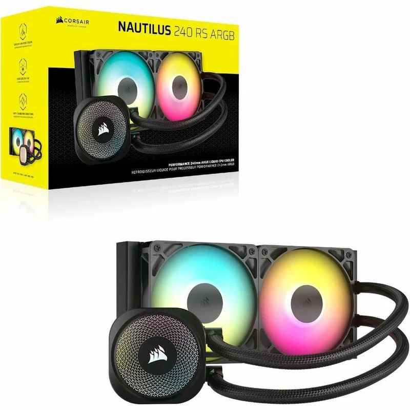Refroidisseur liquide pour processeur Corsair NAUTILUS 240 RS ARGB CW-9060092-WW