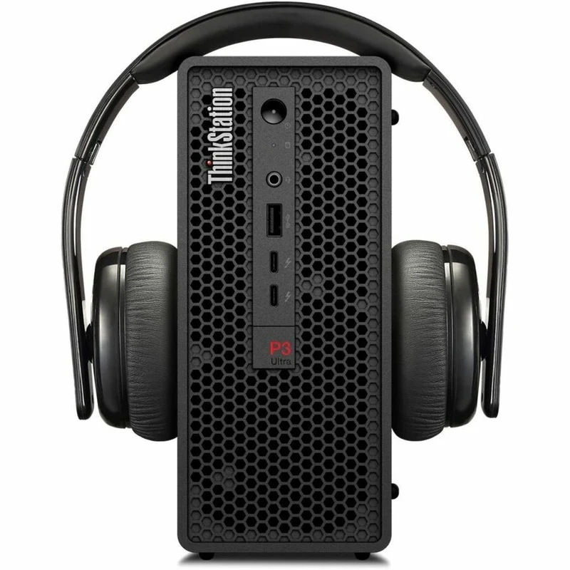 Station de travail Lenovo ThinkStation P3 Ultra 30HA0064CA - 1 x Intel Core i7 14e génération i7-14700 - Technologie vPro - 16 Go - SSD 512 Go - Ultra petite - Noir 30HA0064CA